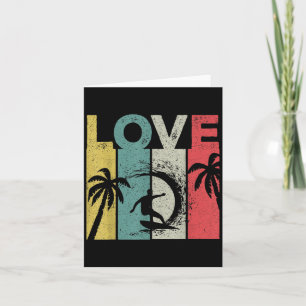 Liefde Surfen Quote Graphic Surfer Gezegden Kaart
