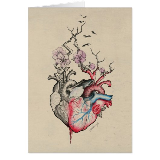 Liefde Surrealistisch Anatomisch hart Bloemen  Kaa (Voorkant)