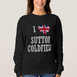 Liefde Sutton Coldfield Engeland Union Jack Vlag H Trui