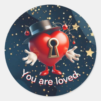 Liefde symbool sticker