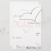 Liefde taal (Voorkant / Achterkant)