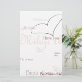 Liefde taal (Staand voorkant)