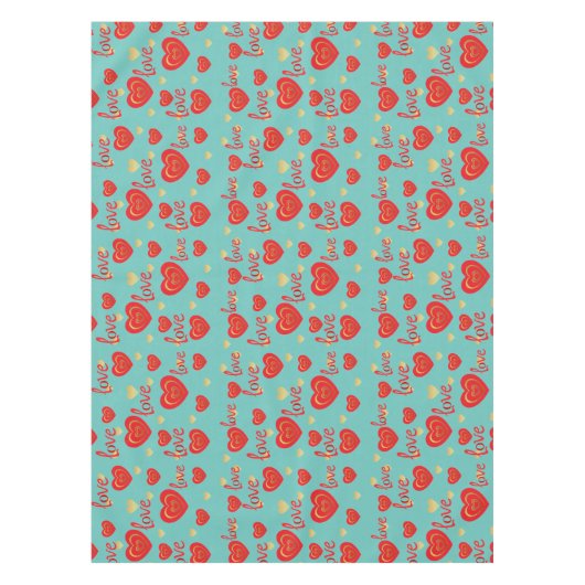 liefde tafelkleed (Voorkant)