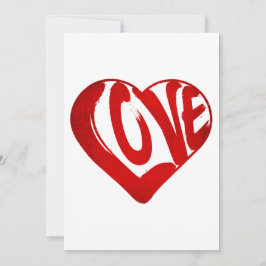 LIEFDE TEKST RODE TYPOGRAFIE VALENTIJNSDAG KAART