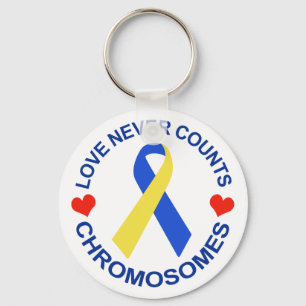 Liefde telt nooit tellen sleutelhanger