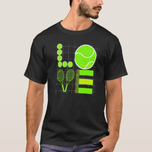 Liefde tennis bal Ik belde in ziek T-shirt