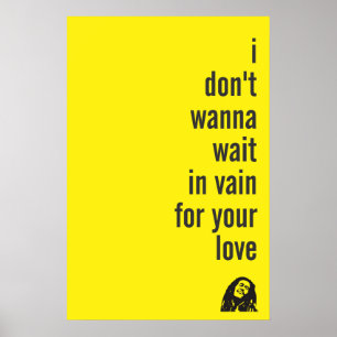 Liefde, tevergeefs wachten poster