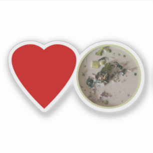 Liefde Thaise Groene Curry ... Thailand Straatvoed Sticker