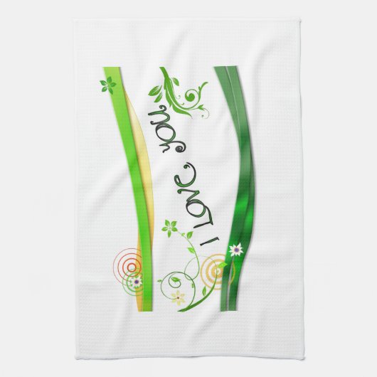 Liefde Theedoek (Verticaal)