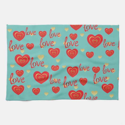 liefde theedoek (Horizontaal)