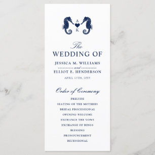 Liefde Tide Seahorse Thmed Monogram Programma