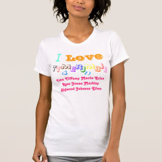 Liefde Tiff, maar Caroline de snelste T-shirt