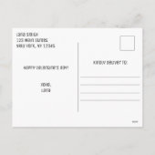 Liefde tot aan de Maan Maar... Grappige Valentijns Feestdagenkaart (Achterkant)