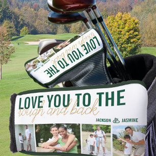 Liefde tot in de Rough en terug 4 Foto Groen Goud Golfheadcover