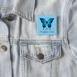 Liefde transformeert haat vlinder Button