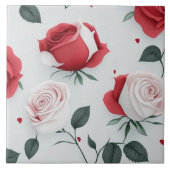  Liefde Trendy Roos Collectie Tegeltje (Voorkant)