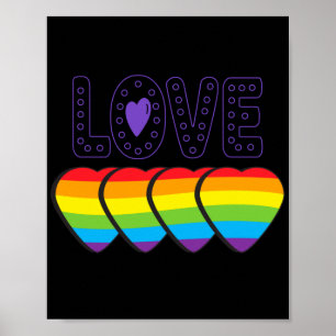 Liefde trots. LGBT+Pride. Pride liefde Poster