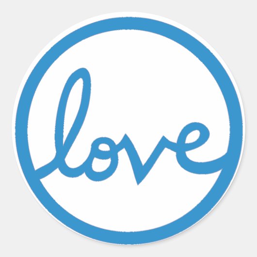 Liefde trouwenvelopzegels en stickers (Voorkant)