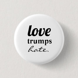 Liefde trumps haat Button