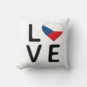 Liefde - Tsjechische vlag Kussen