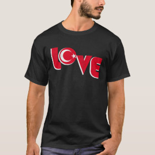 Liefde Turkije Istanbul Ankara Türkiye Trots Turks T-shirt