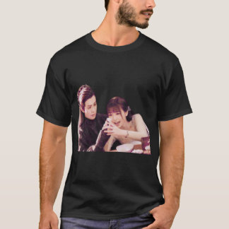 Liefde tussen familie en duivel-grappige Sticker T-shirt