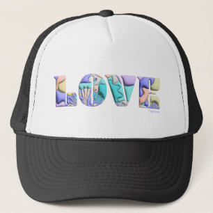LIEFDE Typografie, Graphic Cool Art Trucker Pet