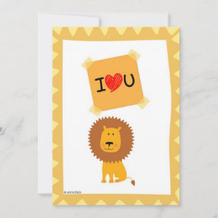 liefde u kaart cute dieren