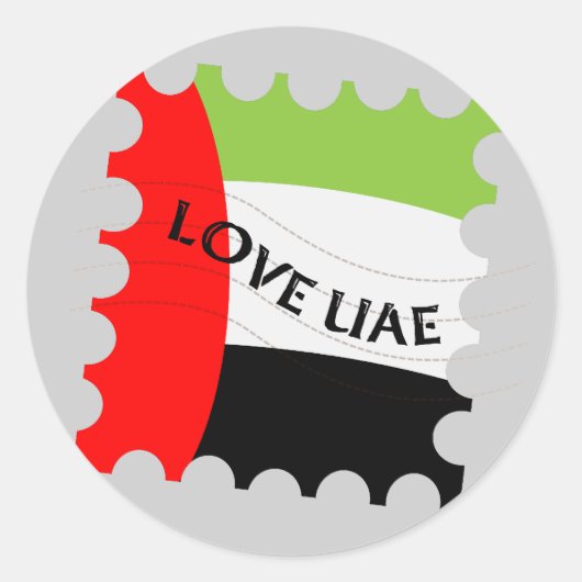 Liefde UAE Sticker (Voorkant)