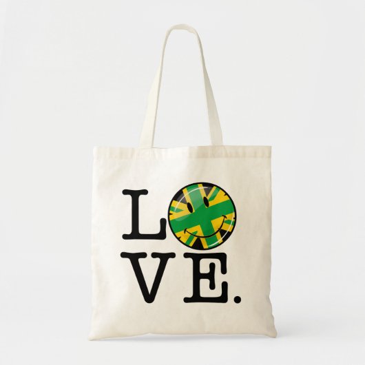 Liefde uit Jamaica en Groot-Brittannië Tote Bag (Voorkant)