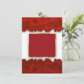 Liefde, uitnodiging, bruiloft, Valentijnsdag Bedankkaart (Staand voorkant)