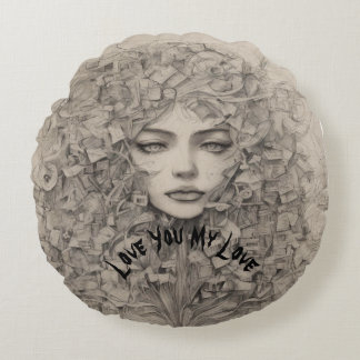 Liefde Unieke Luxe Wonen Ronde Kussens
