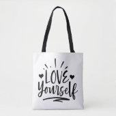 Liefde uw eigen Canvas tas (Voorkant)