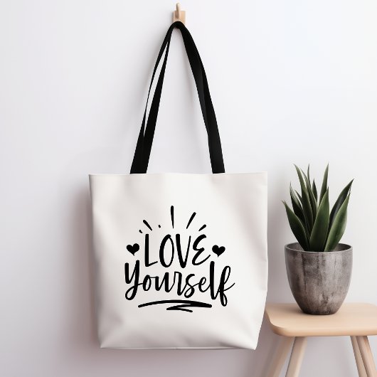 Liefde uw eigen Canvas tas