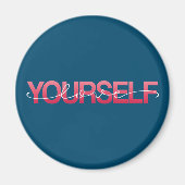 Liefde uw eigen Valentijn kalligrafie | Magneet (Voorkant)