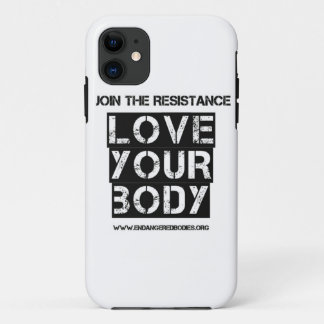 Liefde uw lichaamscase iPhone 11 Hoesje