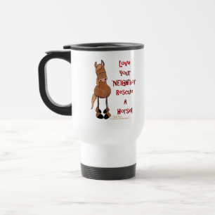 Liefde uw NEIGHbor-paardenredding Reisbeker