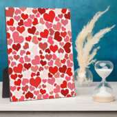 Liefde, Valentijn, dag, hart, vrouwen, roze, Roos Fotoplaat (Zijkant)