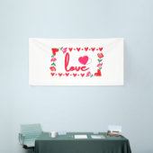 Liefde Valentijnsdag 4x8 Vinyl Banner (Beurs)