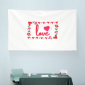 Liefde Valentijnsdag 6x10 Vinyl Banner (Beurs)