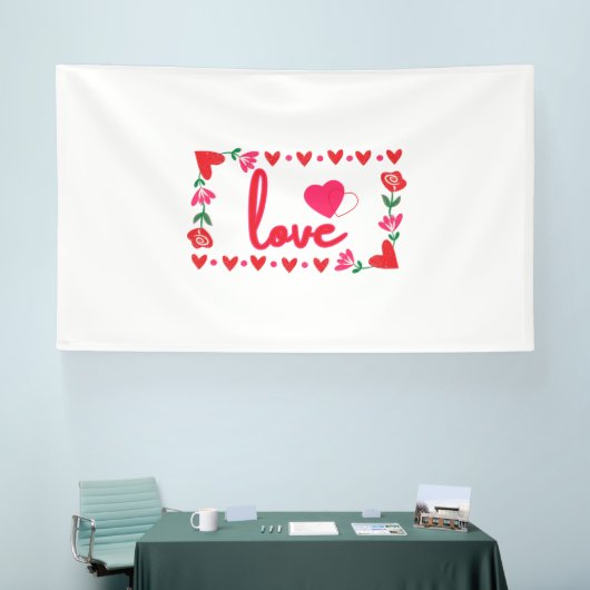 Liefde Valentijnsdag 6x10 Vinyl Banner (Beurs)