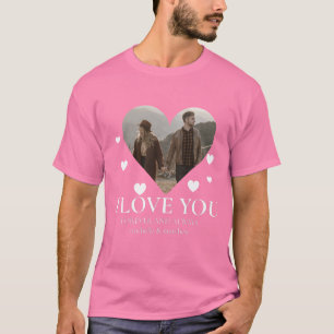 Liefde Valentijnsdag Gepersonaliseerde Koppels Fot T-shirt