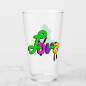 Liefde, Valentijnsdag Glas (Achterkant)