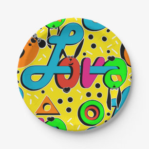 Liefde, Valentijnsdag Papieren Bordje