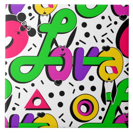 Liefde, Valentijnsdag Tegeltje (Voorkant)