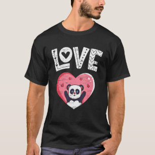 Liefde Valentijnsdag voor een Bamboe Boom T-shirt