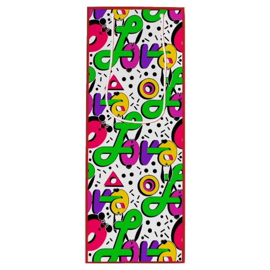 Liefde, Valentijnsdag Wijn Cadeautas (Voorkant)