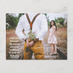 Liefde valentijns's cadeau vakantie kaart