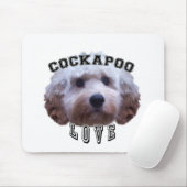 Liefde van Cockapoo-honden Muismat (Met muis)
