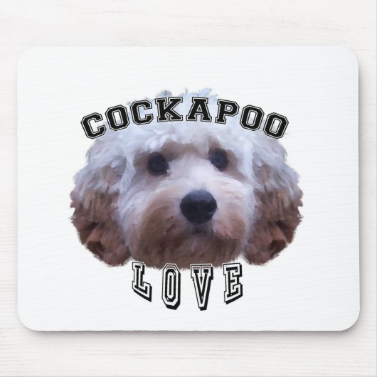 Liefde van Cockapoo-honden Muismat (Voorkant)